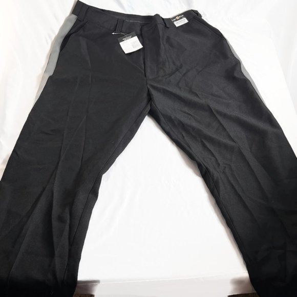 LAWPRO TT103 Men's SIZE 40 x 30 Poly Uniform Trousers Black Gray Stripe - Picture 3 of 5